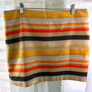 J Crew striped skirt